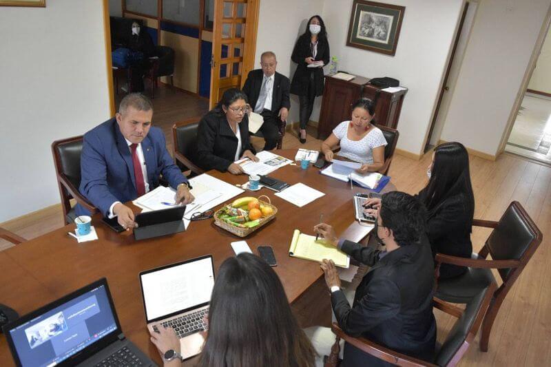 Los parlamentarios andinos de ambas naciones se unen.