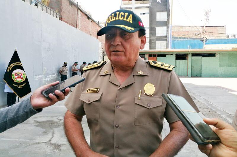General PNP Jesús Rivera López anunció que acciones comenzaron el domingo.