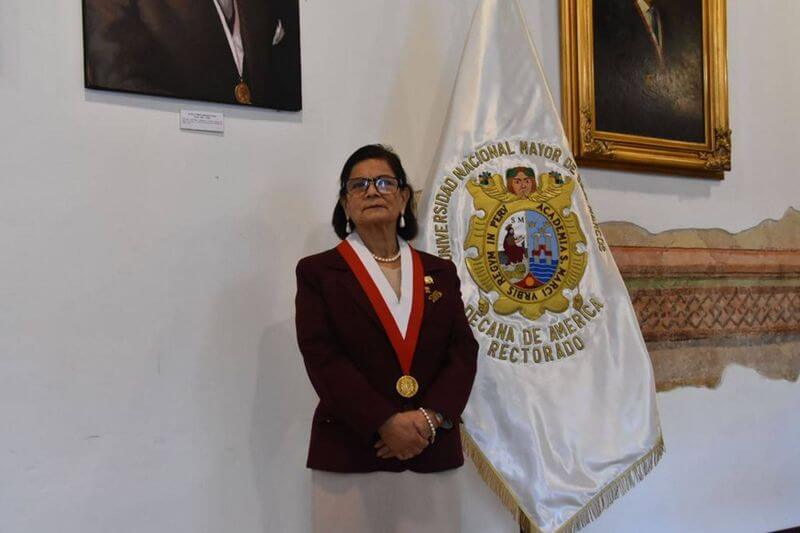 Jeri Ramón Ruffner, rectora de la UNMSM.