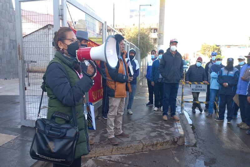 Levantaron protesta tras diálogo con autoridades.