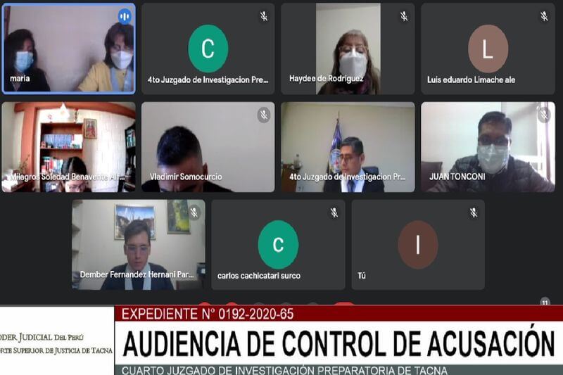 Audiencia se realizó en Cuarto Juzgado de Investigación.