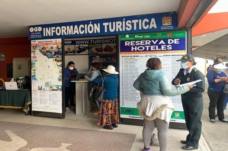 Ahora instaló una oficina de información turística en el terminal internacional.