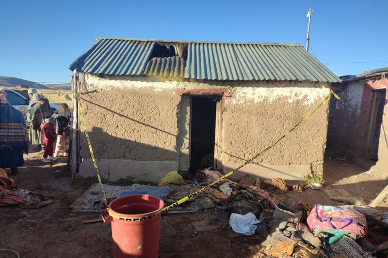 Vivienda donde ocurrió el hecho.