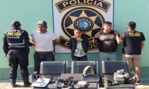 Dos varones y una mujer fueron capturados en La Rotonda.