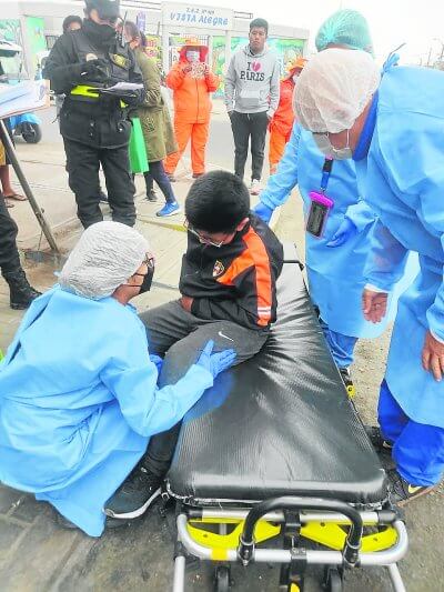 Accidentes ocurrieron en los distritos Gregorio Albarracín y Pocollay.