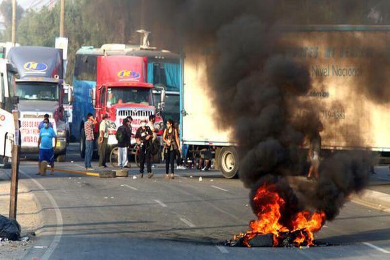 400 mil camiones bloquearían las carreteras en el país.