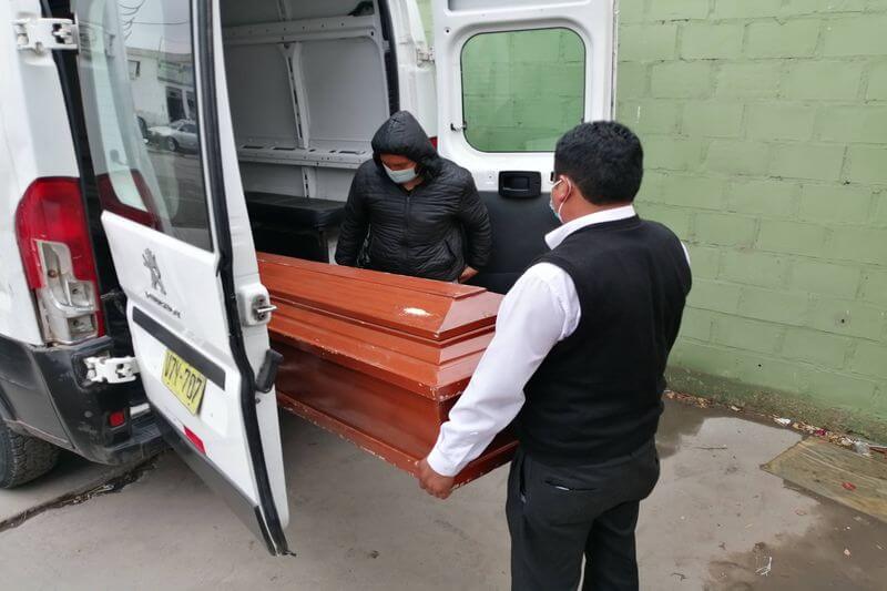 Cuerpo fue trasladado a la morgue central para necropsia.