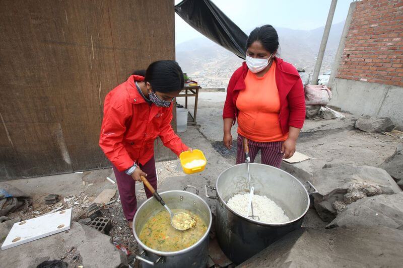 Cada olla común deberá tener como mínimo 15 beneficiarios.