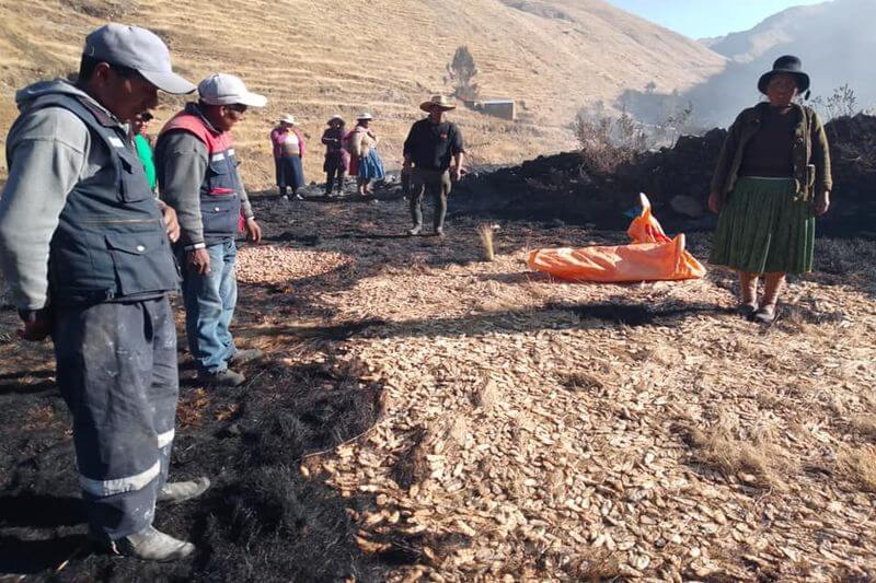 Tras arduo trabajo lograron controlar el incendio.