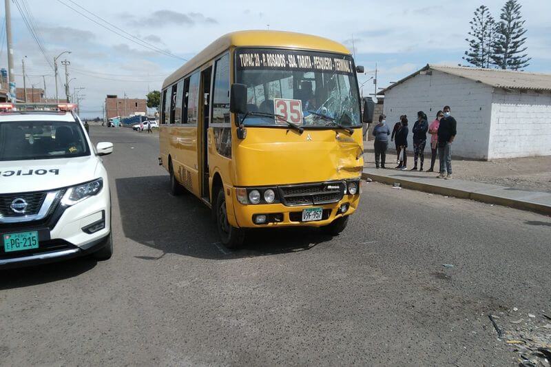 Accidente se produjo a las 12:00 horas de ayer.