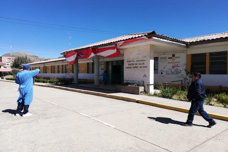 Hospital regional en estado de coma.