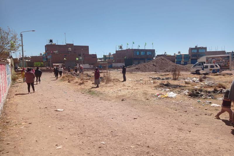 Policía llegó a la escena donde el sujeto fue capturado.