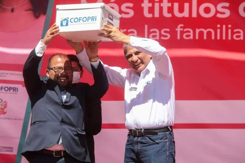 Director ejecutivo de Cofopri, Jorge Luis Quevedo, llegó a Arequipa.
