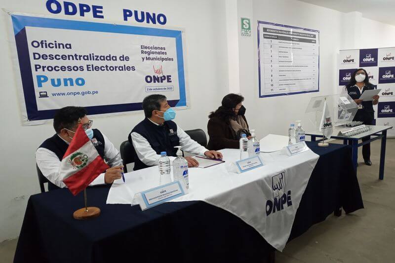 El sorteo se realizó en la ODPE Puno.