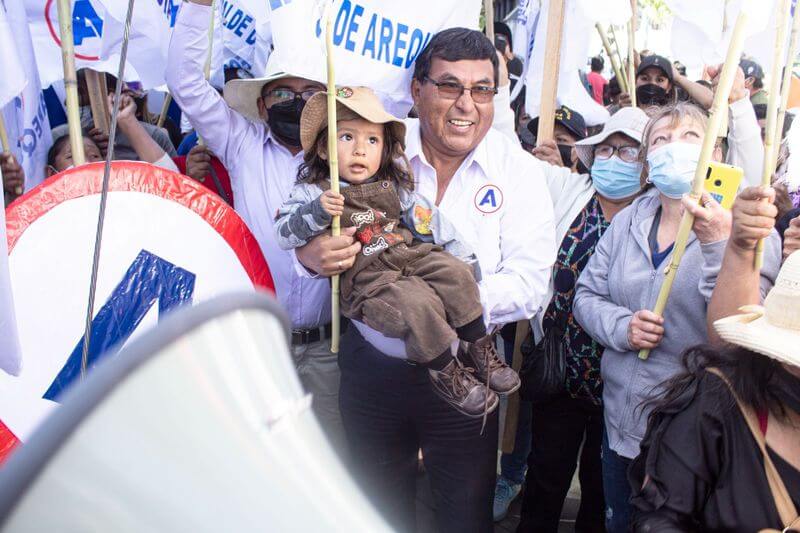 Aguirre Chávez postula por Alianza para el Progreso, cuyo símbolo es la A.