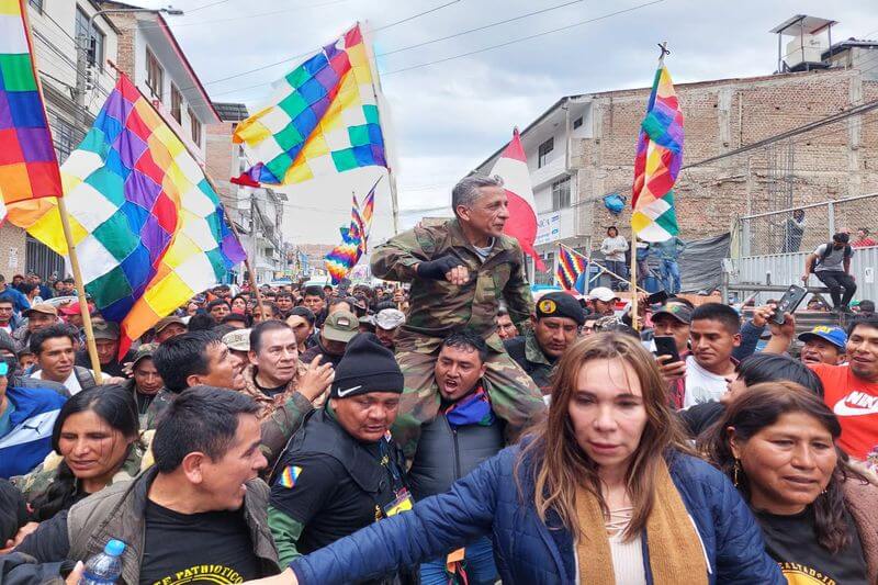 Desde el epicentro del "Andahuaylazo" inició su campaña a punta de lisuras.