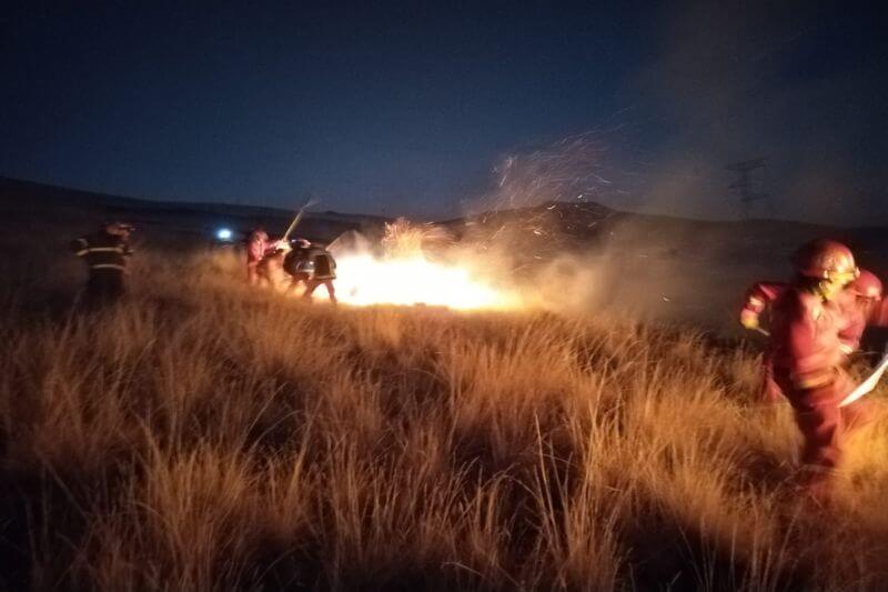 Puno ardió en varias zonas por las quemas forestales.