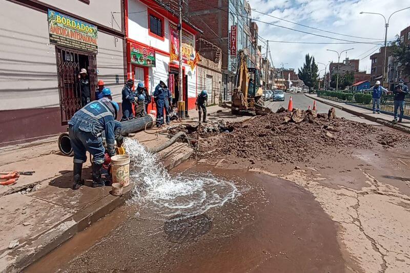 Labores de reparación duraron más de 6 horas.