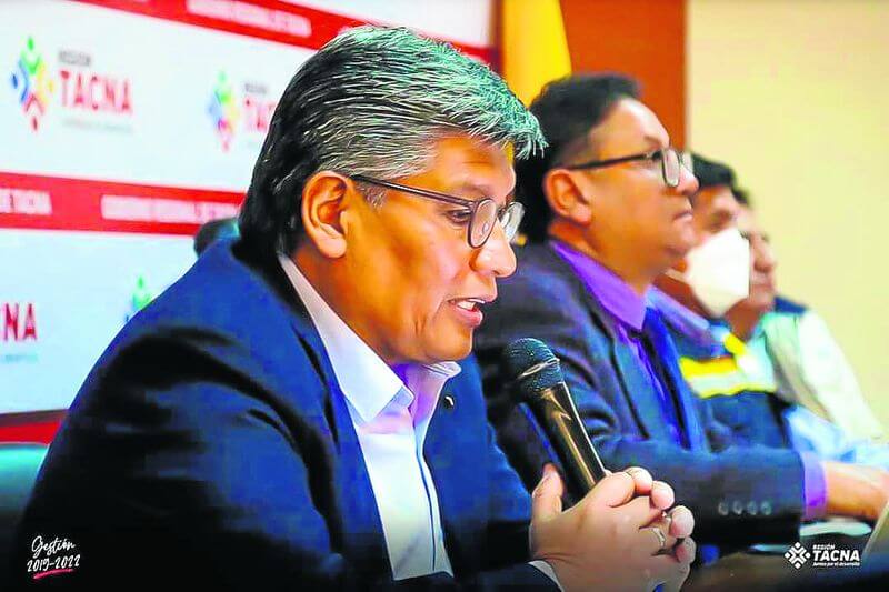 José Condori Salinas, gerente general de la Zona Franca de Tacna.