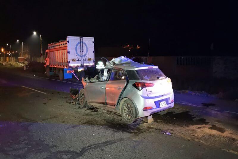 El rescate duró hasta la una de la madrugada.