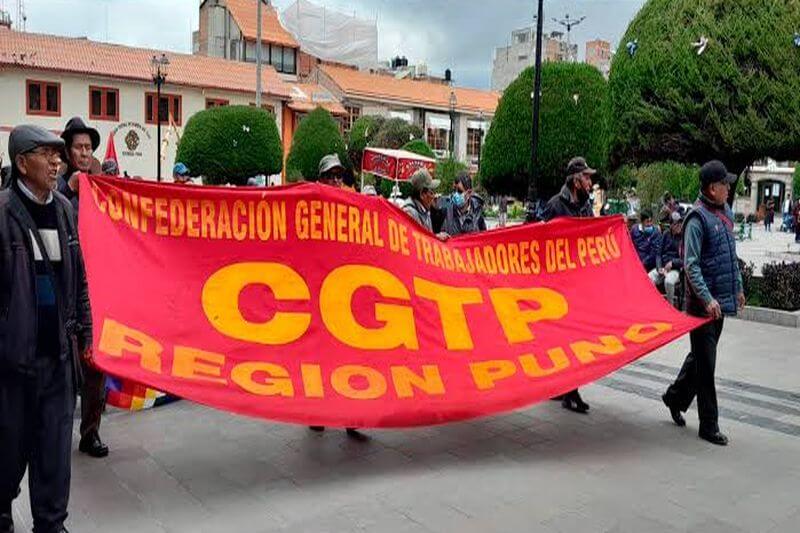 Dirigente de la CGTP dijo que protestas continuarán.