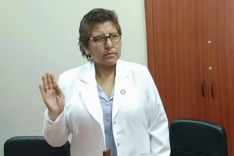 Rosa Chambe Mamani, presidenta del Conrede Tacna.