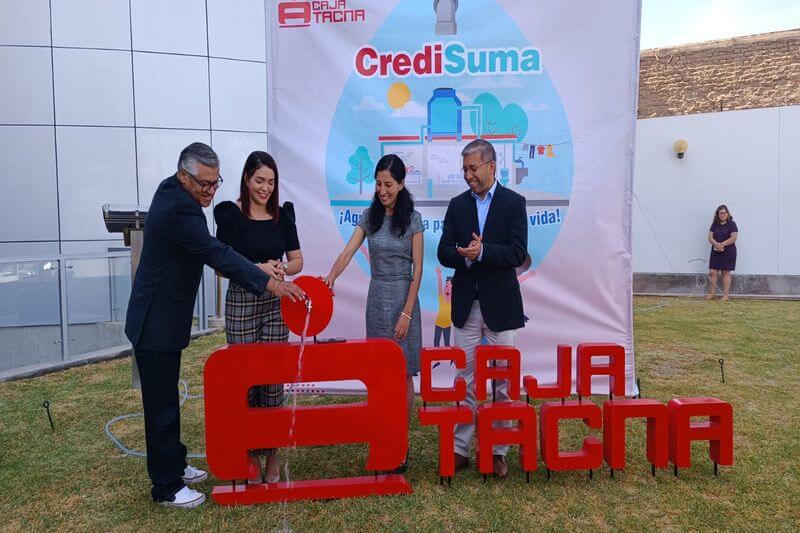 Caja Tacna, Water Org y FEPCMAC lanzaron la campaña Credisuma.