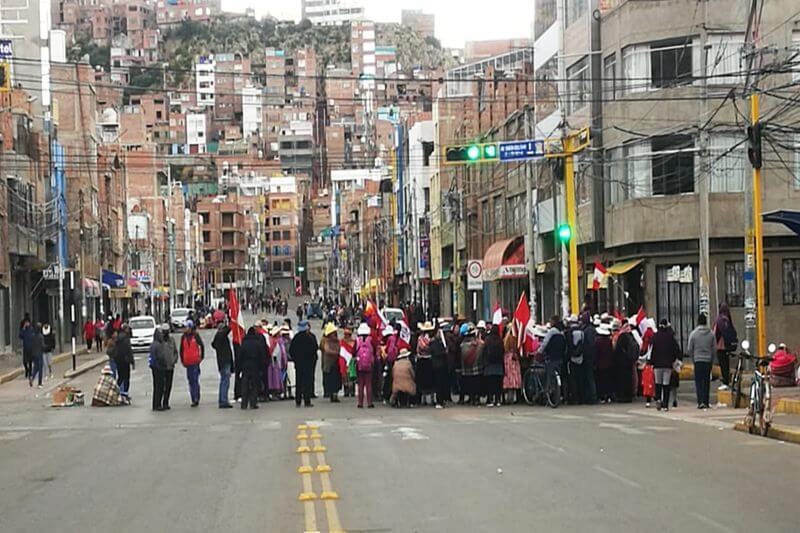 Paro regional contra el Gobierno fue convocado para hoy.