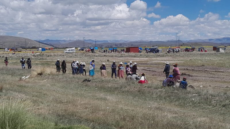 Tierras de San Salvador de Ccotos han sido tomadas.