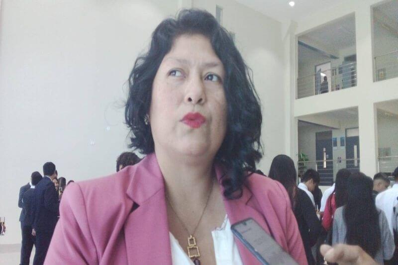Milca Vásquez Mamani, presidenta de la asociación de empresarios Emaltur.