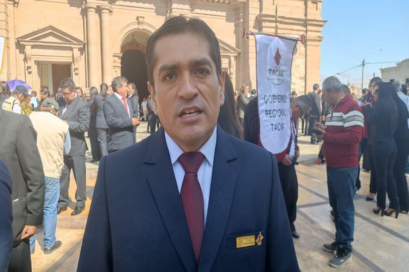 Manuel Mori, presidente del Consejo Regional de Tacna.