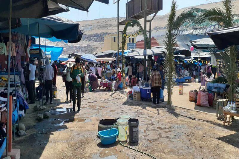 Comerciantes laboran en estadio desde el inicio de la pandemia por la COVID-19.