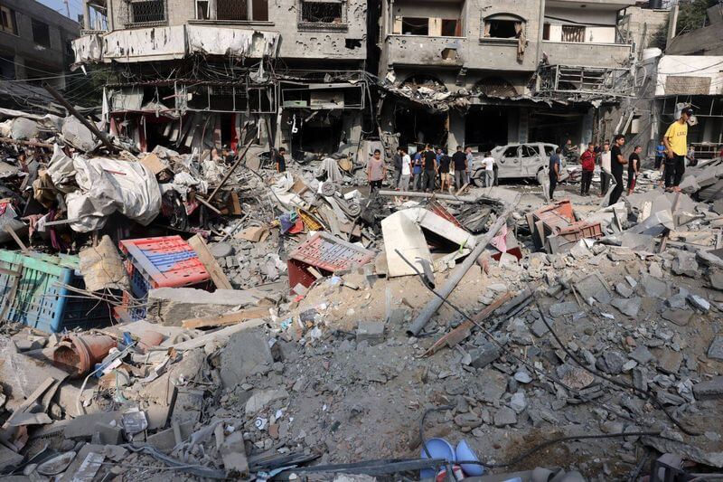 Los bombardeos israelíes sobre el enclave han causado más de 11.100 muertos.