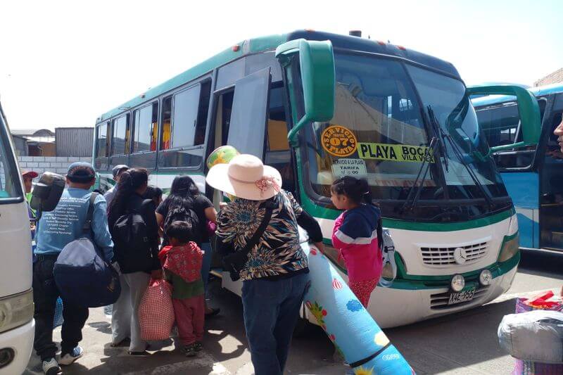 Ante las protestas, la tarde y noche de este domingo se habilitó el tránsito en la ruta Tacna-Boca del Río.