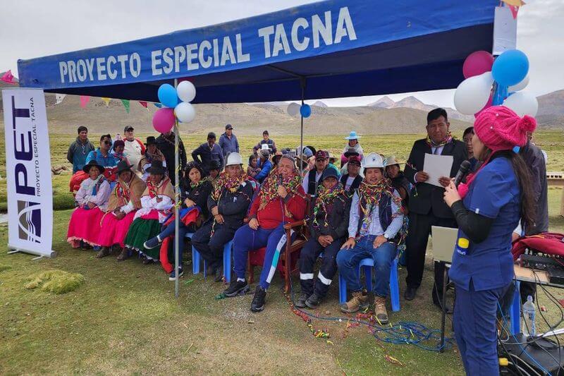 Autoridad visitó ayer la comunidad andina de Coracorani.