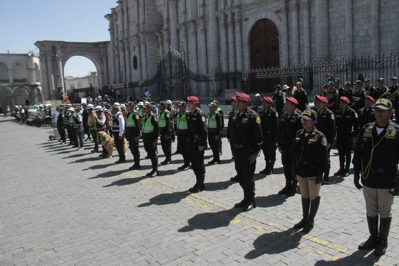 En esta época del año se verá más efectivos en las calles de la región.