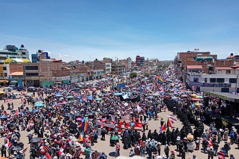 Partieron en multitudinaria marcha pacífica.