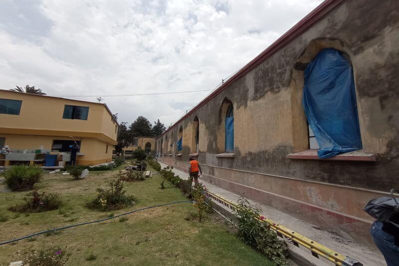 Se realizó la intervención en la infraestructura, accesos y fachada del nosocomio.