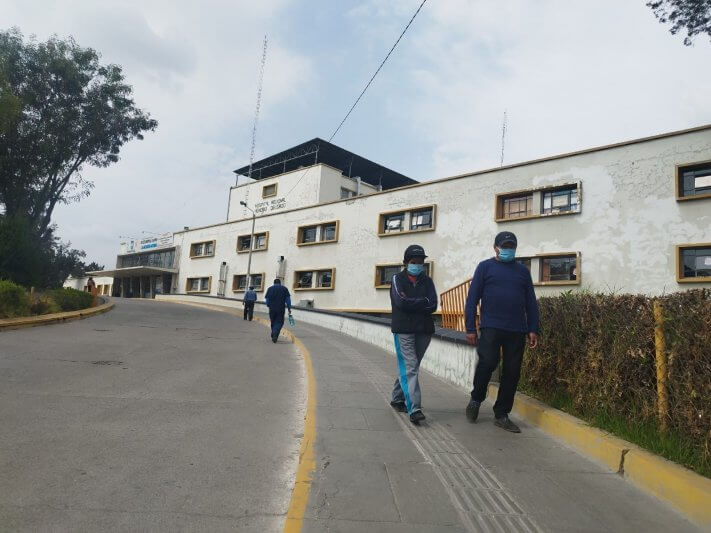 Paciente estuvo internada tras sufrir una insuficiencia respiratoria.