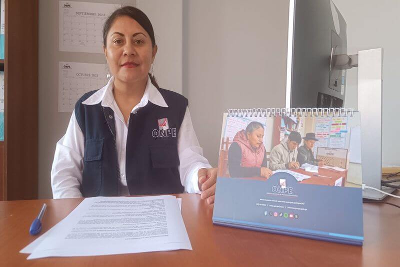 Isabel Canchari, funcionaria de la ONPE en Tacna, anunció que costo de kit será de S/ 85,70.
