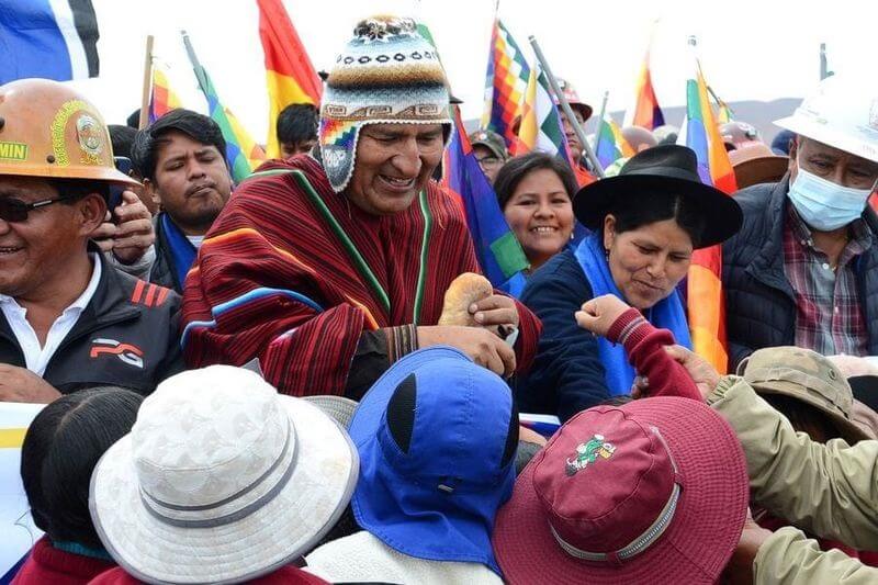 Evo Morales solía ingresar al país como dignatario al haber sido expresidente de Bolivia.