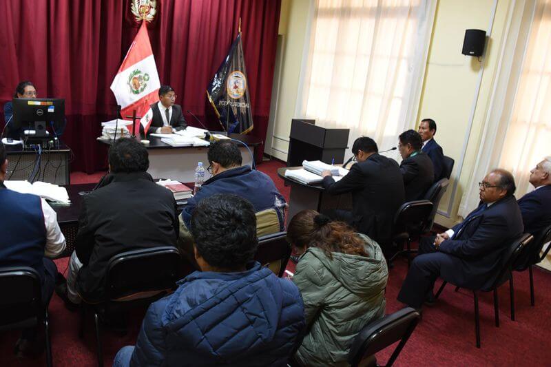 Audiencia fue en el Primer Juzgado Civil de Puno.
