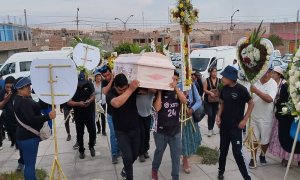 El cuerpo de Verónica CastilloSalcedo (35) fue sepultado este lunes en Pocollay.