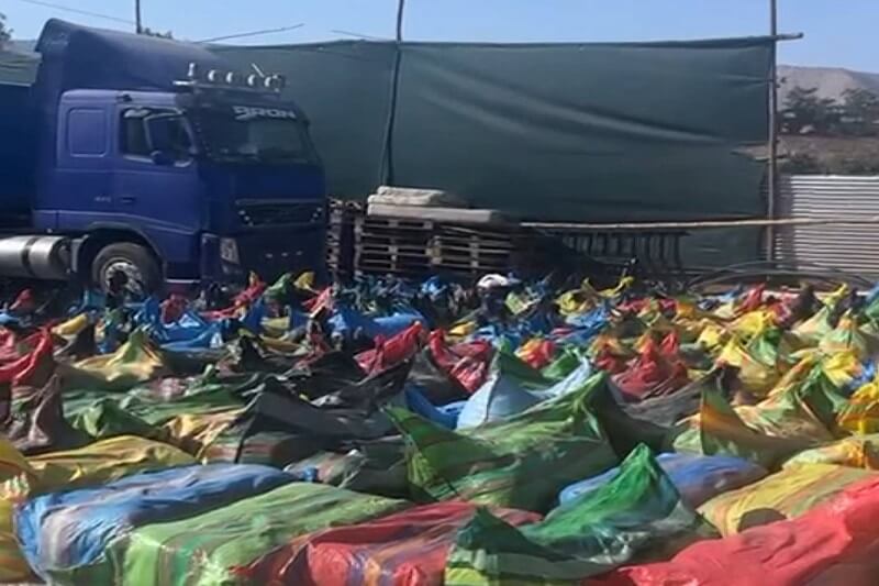 Detienen camión con contrabando en Tacna.