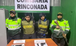 Detenidos con armas de fuego en La Rinconada.