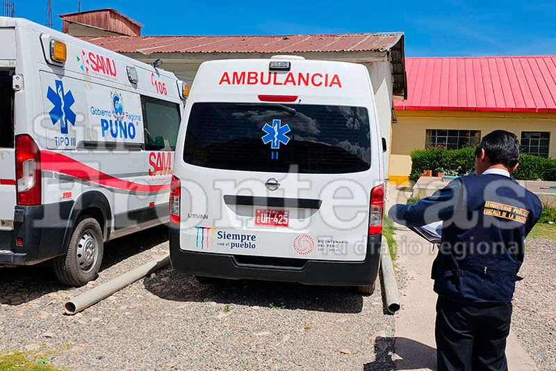 Fiscalía interviene red de salud de Huancané.