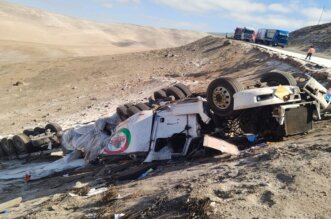 Trágico accidente en la carretera de Camaná.