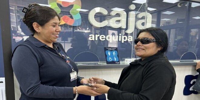 Caja Arequipa presenta primera agencia inclusiva.