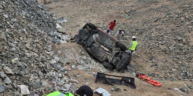Accidente ocurrió en en el kilómetro 1.055 de la vía Panamericana Sur en Arequipa.