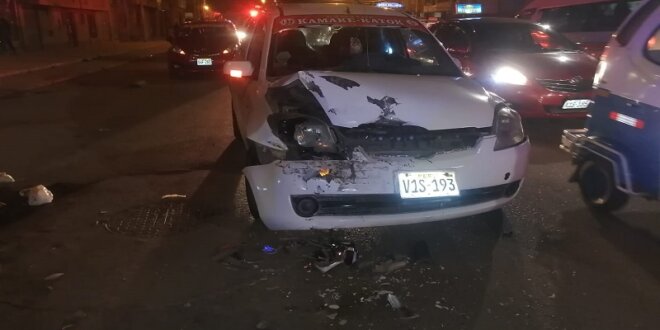 El hecho ocurrió en la esquina de la avenida Simón Bolívar y el jirón 9 de Octubre en Puno,